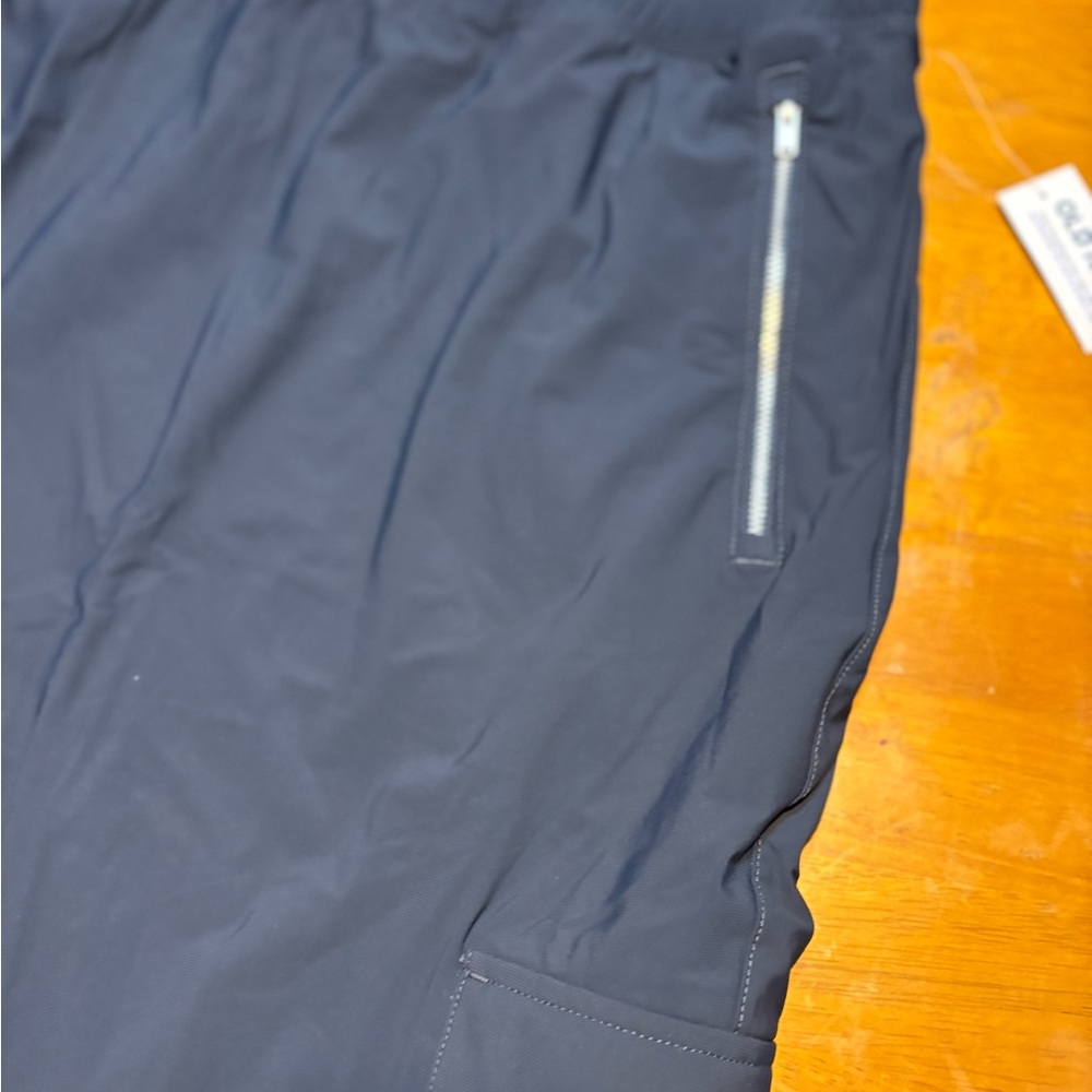 Old Navy High-Waisted SleekTech Cargo Joggers xxl 2x blue women’s - Picture 11 of 13